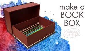 Make a storage box from a book [upl. by Doubler]