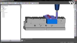 3D Automatic Clamp Avoidance  FeatureCAM 2014 [upl. by Hawger]