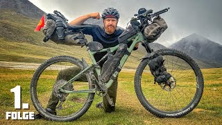 750km Fahrrad Tour  Bikepacking Abenteuer Kirgistan  Folge 1 [upl. by Shreve]