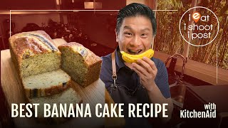 Best Banana Cake Recipe  ieatishootipost [upl. by Yarazed]