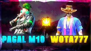 WOTA FF VS PAGAL M10  1vs1 Mobile Vs PC 🔥 [upl. by Allimak]