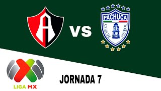 Atlas 20 Pachuca en vivo LIGA MXAPERTURA Jornada 7 [upl. by Ecinad]