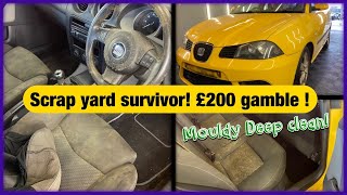 Disgusting car clean £200 scrap car rescue [upl. by Hegyera]