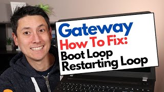 How To Fix Gateway Computer  How To Fix Boot Loop  Restarting Loop Errors [upl. by Aicitan58]