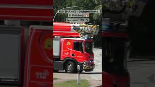 TMF 70 auf Einsatzfahrt 🔥 einsatzfahrzeug feuerwehr hamburg tmf [upl. by Corder402]