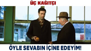 Üç Kağıtçı Türk Filmi  Elmacı Güzeli Satılmış Efendi Fena Enseleniyor [upl. by Leanora]