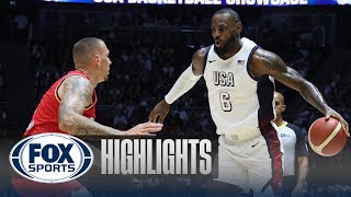 United States vs Germany Full Game Highlights  USA Basketball Showcase [upl. by Otsirc]