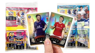 NEW MESSI amp RONALDO Cards  Topps Match Attax 202122 Update Multipacks [upl. by Mitzie]