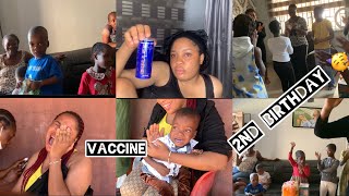 HOW I CELEBRATED MY AWAITED 6yrs MIRACLE 2YEARS BIRTHDAY AND THIS HAPPENED  VACCINES  VLOG [upl. by Leggett494]