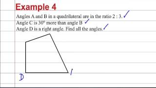 GCSE Maths Revision  Solving linear equations 3 from geometry questions [upl. by Ilrebma]