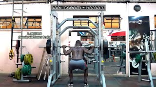 How to gain muscles  compound exercises elishaahsil gymlife [upl. by Susannah]