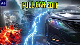 Full Car Edit Tutorial in After Effects [upl. by Vashtia]