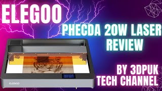 Elegoo Phecda 20w laser review laser elegoo [upl. by Alleda]