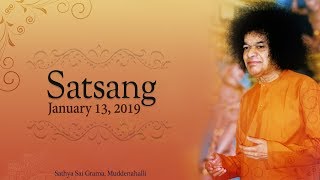 Divine Satsang Live from Muddenahalli  13 January 2019 [upl. by Okramed]