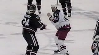 Bob Probert vs Jody Shelley Jan 12 2002 [upl. by Olivette]