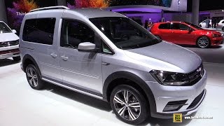 2016 Volkswagen Caddy Alltrack TDI 4Motion  Exterior Interior Walkaround2015 Frankfurt Motor Show [upl. by Port269]