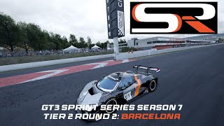 SSRI  GT3  S07R02  Tier 2  Barcelona  ACC  Simsport Racing International [upl. by Nomar139]