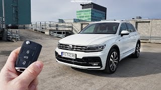 Volkswagen Tiguan 20 TDI 240 4MOTION TEST POV Drive amp Walkaround [upl. by Esilana]