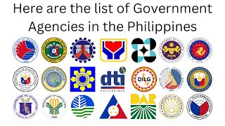 Here are the list of Government Agencies in the Philippines [upl. by Darya257]