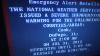 Severe Thunderstorm Warnings Weather RadioTV EAS 509510 [upl. by Lindeberg]