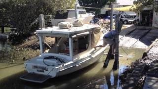 Moreton Bay Cruiser  Tom Thumb  Slipping  27 June 2014 [upl. by Octavie505]