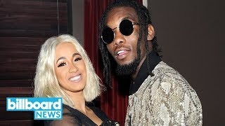 Cardi B amp Offset Treat Themselves to Matching Lamborghinis  Billboard News [upl. by Nnawtna100]