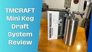 TMCRAFT Beer Mini Keg Growler Review  Brew Dudes [upl. by Yrrot503]