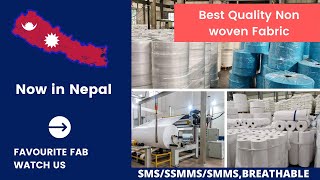 Non Woven Fabric Manufacturer amp Supplier in Nepal  Favourite Fab [upl. by Dragoon]