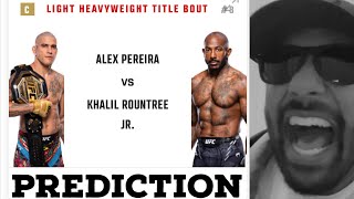 UFC 307 Predictions  Alex Pereira vs Khalil Rountree Jr [upl. by Mosenthal]