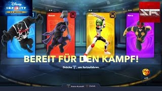 Venom vs Ronan vs Gamora vs Nova  Marvel Battlegrounds  Disney Infinity 30 GER [upl. by Adiaz]