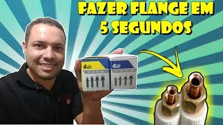 Super Rapido FAZER FLANGE EM TUBO DE COBRE Instalação Ar Condicionado [upl. by Romeu]