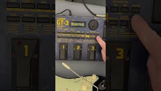 How do I factory reset a Boss GT3 Guitar Effects Processor shorts bosspedals [upl. by Langer]