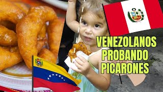 🇻🇪🇵🇪VENEZOLANOS PROBANDO PICARONES EN CHIFAREYFUSION COMIDA PERUANA 🇵🇪 EN 🇻🇪 peru peruzolanos [upl. by Nniuq]