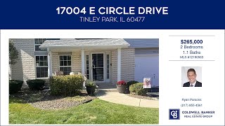 17004 E Circle Drive Tinley Park Illinois Homes for Sale  wwwcoldwellhomescom [upl. by Elgar487]