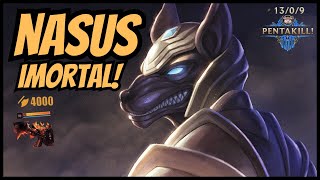 VEM VER ESSE NASUS IMORTAL  COM DIREITO A PENTAKILL [upl. by Palmore]