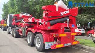 Shipping Package of 20ft Side Loader Trailer for Sale In Guyana [upl. by Arbed926]