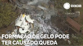 Formação de gelo sobre as asas pode ter causado queda de avião em Vinhedo SP diz especialista [upl. by Aufmann551]