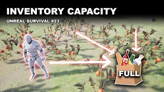 Unreal Survival 23  Inventory System Capacity [upl. by Grishilda]