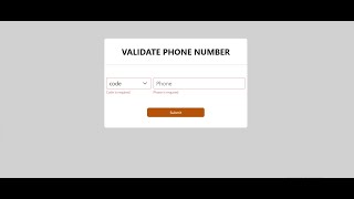 13 Validate Phone Input with React Hook Form v7  React Micro Project for Beginners [upl. by Cocks]