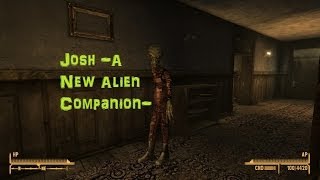 Josh A New Alien Companion Mod in Fallout New Vegas [upl. by Ryhpez367]