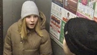 SHOCKING people in an elevator with beatbox 3 [upl. by Rahas268]