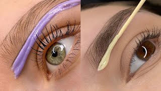 EYEBROW WAXING TUTORIAL  HOW TO WAX YOUR BROW  BEGINNERS TUTORIAL [upl. by Staffan]