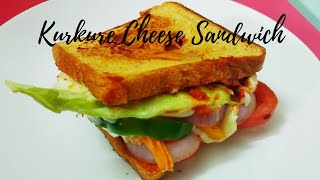 🥪🤤कभी खाई है 🤩Kurkure से बनी Cheesy Sandwich💥Kurkure Veg Cheese Sandwich shorts youtube [upl. by Nahrut]