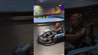 Go Karting at a splendid indoor track in Orlando… race racingtrack karting kartingfun [upl. by Dibrin]