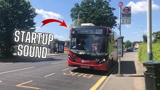 Transport UK London Allison Enviro 200 MMC Engine Startup ┃ 8162 SN66 WNO [upl. by Arinaid478]