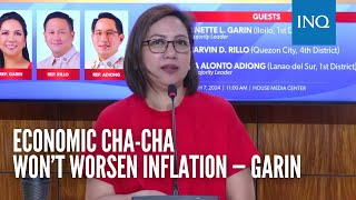 Economic Chacha won’t worsen inflation — Garin [upl. by Anikat64]