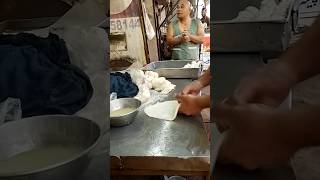 Paratha roll making Chinese man 👀 this 🤣 streetfood shorts [upl. by Sieber]