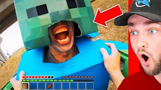 NEW Minecraft IN REAL LIFE Ultra Realistic [upl. by Nelak]