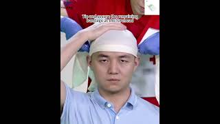 🖐️ Master Head Bandaging Essential First Aid Skills You Need 🩹shorts bandage banda learning [upl. by Hras]