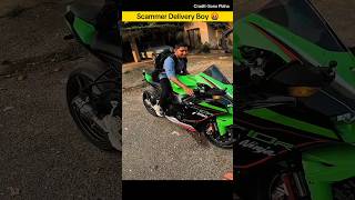 Scammer Delivery Boy Ka Attitude To Dekho 🤬scammer deliveryboy attitude motovlog ninja001vlogs [upl. by Zollie]